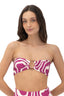 Bikini Top Strapless Raspberrywirl Cast Bandeau - T93278 - Malai