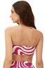 Bikini Top Strapless Raspberrywirl Cast Bandeau - T93278 - Malai