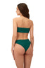 Bikini Top Strapless Textured Wave Cast Brisa Emerald - T93296 - Malai