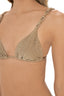 Bikini Top Triangulo Sparkly Dorado - SPA102 - Milonga