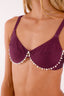 Bikini Top Varilla Sparkly Vino - VEL301 - Milonga