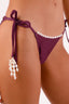 Bikini Panty Amarre Laterales Sparkly Vino - VELL01 - Milonga