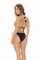 Bikini Panty Amarre Laterales Negro Venecia - VENL04 - Milonga