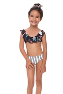 Bikini Niña Black Blossom Balearic - K06044