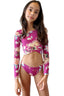 Bikini Niña Manga Larga Sunshine Blossom Stardust - K58303 - Malai