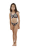 Bikini Niña Contrast Palm Loops Jazz Kid Set - K75179 - Malai