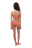 Bikini Niña Textured Sparkling Sunset Orange Jazz - K75204 - Malai